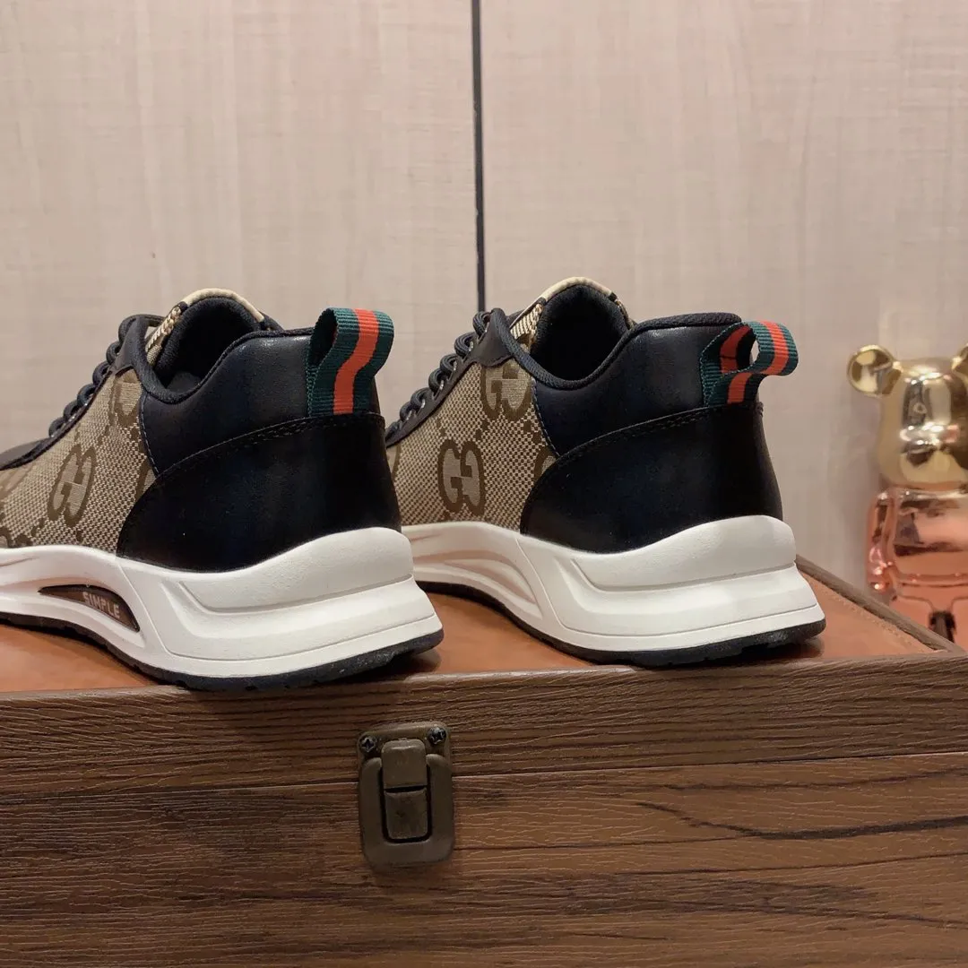 Men's Men's Shoes💰420💰💰🎩🎩[Lightning][Lightning] "Gucci*" The latest and most popular casual sports shoes, top brand [seduce] luxury~purchase, top~quality. [Strong] The upper is made of imported breathable cowhide with material ➕ breathable sheepskin feet (•) and fine workmanship. The original stylish and stylish soft rubber wear-resistant and non-slip outsole is light and comfortable on the feet. The real thing looks better when photographed in real life. 122: code: 38-44, can be customized to 45, 2️⃣ colors available
